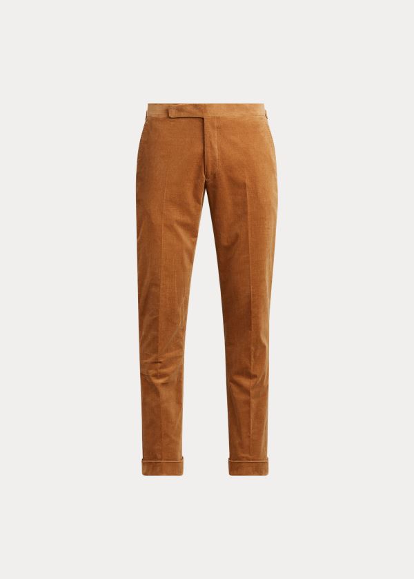 Pantalones Ralph Lauren Hombre Marrom - Gregory Corduroy - TZLPB2194